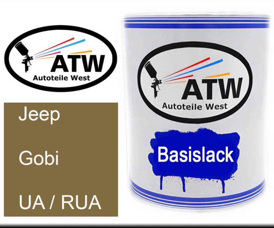 Jeep, Gobi, UA / RUA: 1L Lackdose, von ATW Autoteile West.